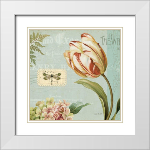 Mothers Treasure II White Modern Wood Framed Art Print with Double Matting by Audit, Lisa