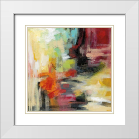 Kyoto Summer White Modern Wood Framed Art Print with Double Matting by Vassileva, Silvia