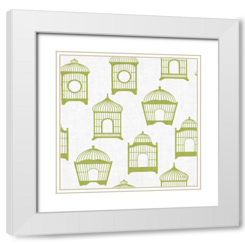 Dogwood Garden Step 03D White Modern Wood Framed Art Print with Double Matting by Audit, Lisa