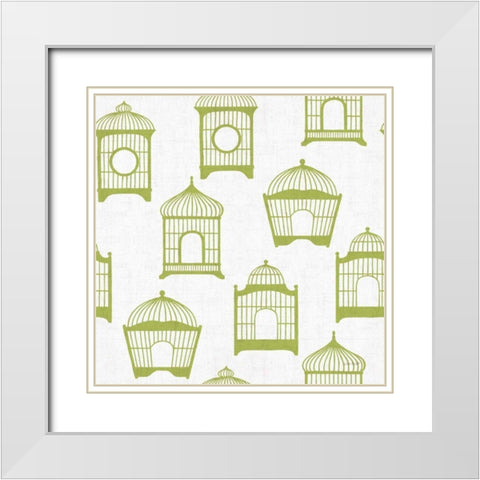 Dogwood Garden Step 03D White Modern Wood Framed Art Print with Double Matting by Audit, Lisa