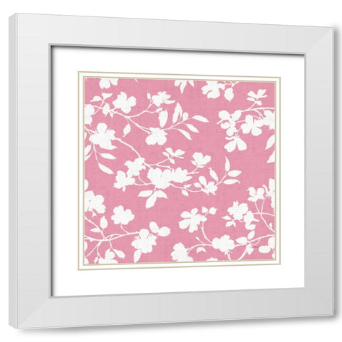 Dogwood Garden Step 05B White Modern Wood Framed Art Print with Double Matting by Audit, Lisa