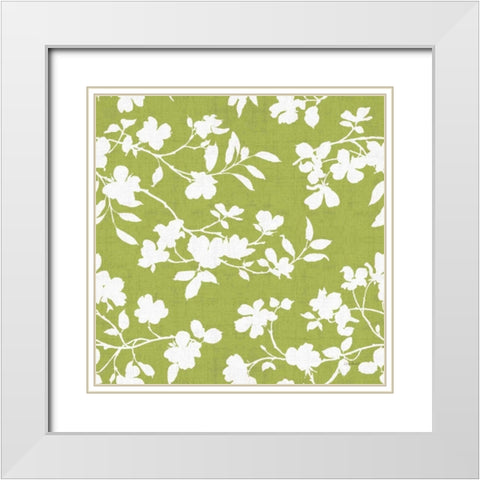 Dogwood Garden Step 05C White Modern Wood Framed Art Print with Double Matting by Audit, Lisa