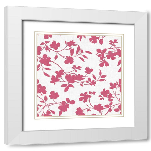 Dogwood Garden Step 06A White Modern Wood Framed Art Print with Double Matting by Audit, Lisa