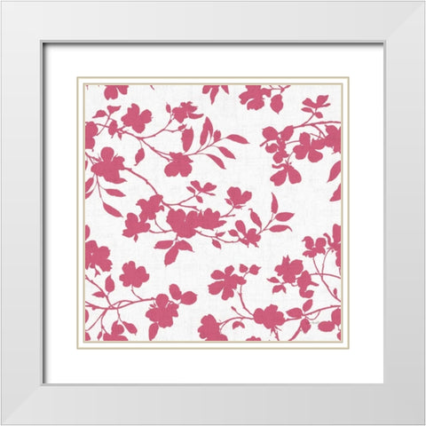 Dogwood Garden Step 06A White Modern Wood Framed Art Print with Double Matting by Audit, Lisa