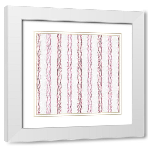 Dogwood Garden Step 07C White Modern Wood Framed Art Print with Double Matting by Audit, Lisa