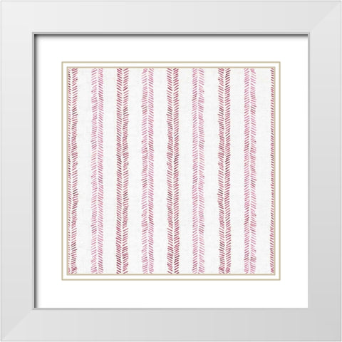 Dogwood Garden Step 07C White Modern Wood Framed Art Print with Double Matting by Audit, Lisa