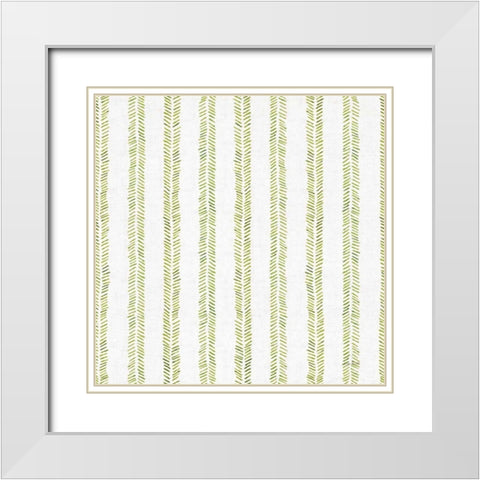 Dogwood Garden Step 07D White Modern Wood Framed Art Print with Double Matting by Audit, Lisa