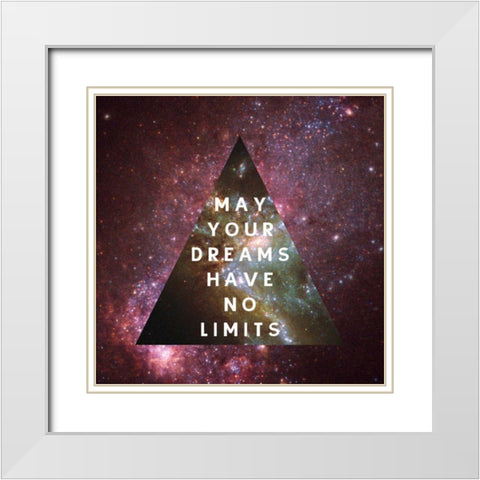 Out of this World II White Modern Wood Framed Art Print with Double Matting by Wild Apple Portfolio