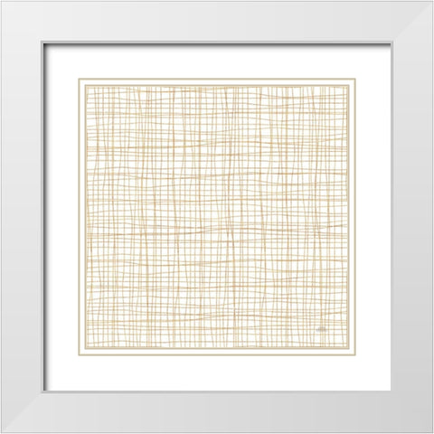 Spring Blooms Pattern XIA White Modern Wood Framed Art Print with Double Matting by Marshall, Laura