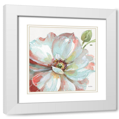 Spring Meadow VI White Modern Wood Framed Art Print with Double Matting by Audit, Lisa