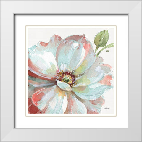 Spring Meadow VI White Modern Wood Framed Art Print with Double Matting by Audit, Lisa