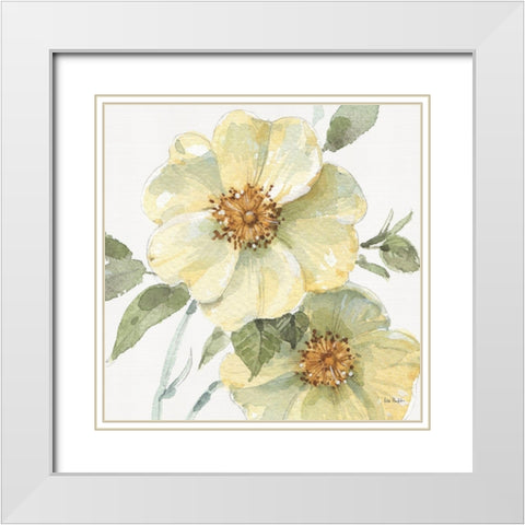Spring Meadow VII White Modern Wood Framed Art Print with Double Matting by Audit, Lisa