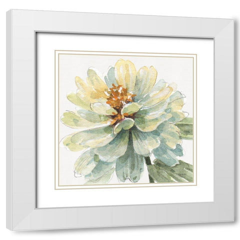 Spring Meadow VIII White Modern Wood Framed Art Print with Double Matting by Audit, Lisa