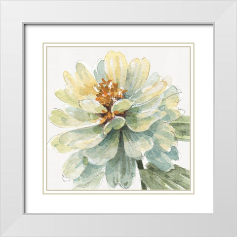 Spring Meadow VIII White Modern Wood Framed Art Print with Double Matting by Audit, Lisa