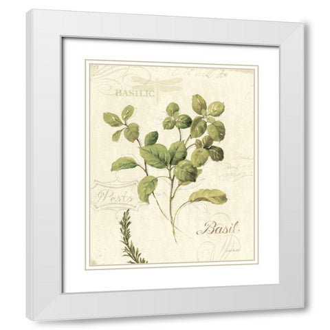 Aromantique III White Modern Wood Framed Art Print with Double Matting by Audit, Lisa