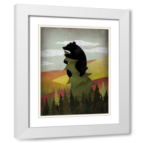 Leaf Peeper No Words White Modern Wood Framed Art Print with Double Matting by Fowler, Ryan