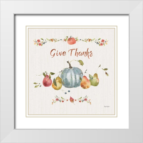 Time to Share IV White Modern Wood Framed Art Print with Double Matting by Audit, Lisa