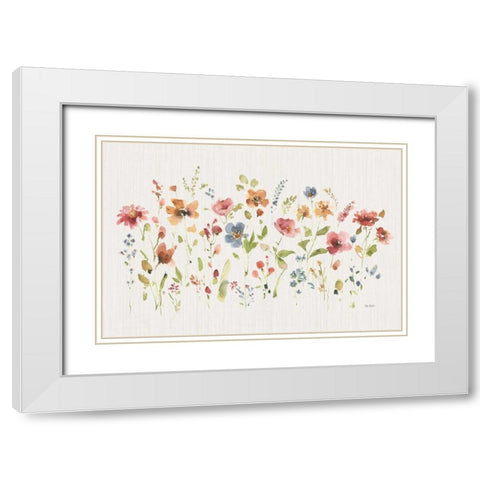 Time to Share VII White Modern Wood Framed Art Print with Double Matting by Audit, Lisa