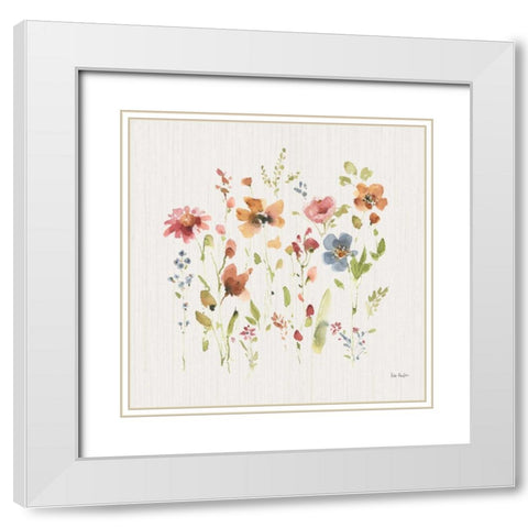 Time to Share VIII White Modern Wood Framed Art Print with Double Matting by Audit, Lisa