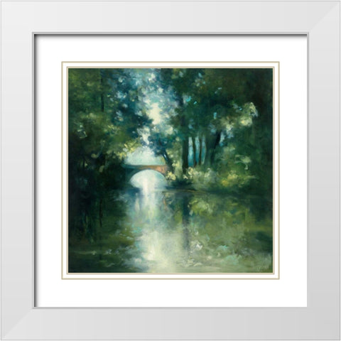 Peek a Boo White Modern Wood Framed Art Print with Double Matting by Purinton, Julia
