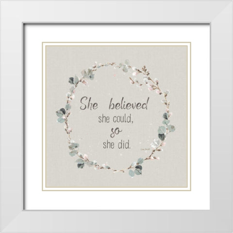 Country Weekend XXVI v2 White Modern Wood Framed Art Print with Double Matting by Audit, Lisa