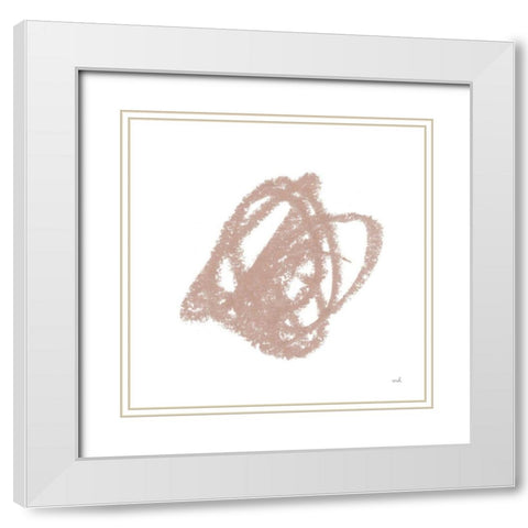 Doodles Doodles VII White Modern Wood Framed Art Print with Double Matting by Hershey, Moira