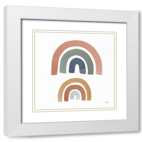 After the Rain I White Modern Wood Framed Art Print with Double Matting by Hershey, Moira