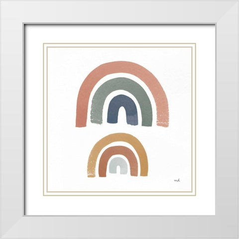 After the Rain I White Modern Wood Framed Art Print with Double Matting by Hershey, Moira