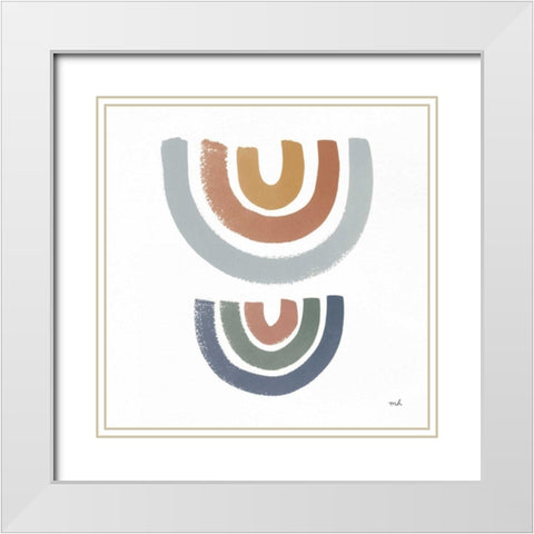 After the Rain II White Modern Wood Framed Art Print with Double Matting by Hershey, Moira