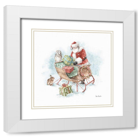Magical Holidays II White Modern Wood Framed Art Print with Double Matting by Audit, Lisa