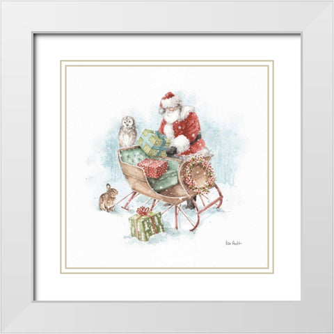 Magical Holidays II White Modern Wood Framed Art Print with Double Matting by Audit, Lisa