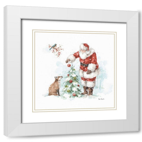 Magical Holidays V White Modern Wood Framed Art Print with Double Matting by Audit, Lisa