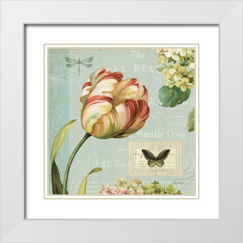 Mothers Treasure I White Modern Wood Framed Art Print with Double Matting by Audit, Lisa