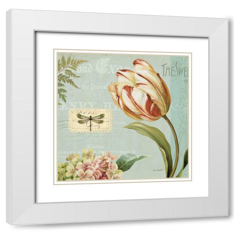 Mothers Treasure II White Modern Wood Framed Art Print with Double Matting by Audit, Lisa