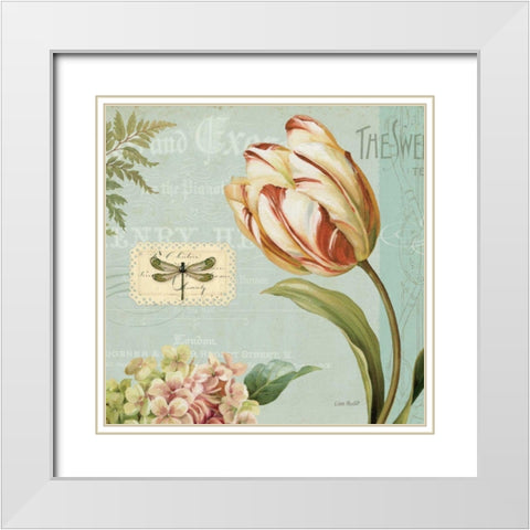 Mothers Treasure II White Modern Wood Framed Art Print with Double Matting by Audit, Lisa