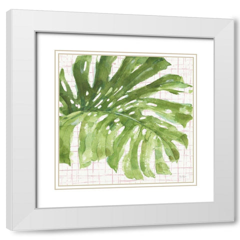 Mixed Greens LXXIV on Pink White Modern Wood Framed Art Print with Double Matting by Audit, Lisa