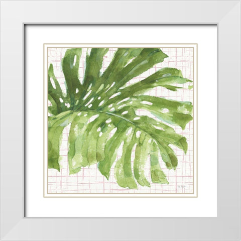 Mixed Greens LXXIV on Pink White Modern Wood Framed Art Print with Double Matting by Audit, Lisa