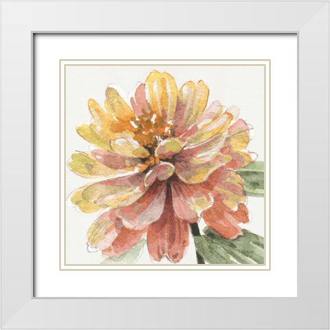 Fall Meadow VIII White Modern Wood Framed Art Print with Double Matting by Audit, Lisa