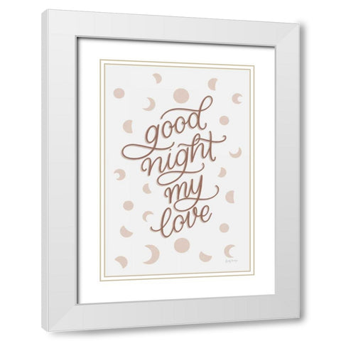 Boho Nursery VI White Modern Wood Framed Art Print with Double Matting by Thorns, Becky