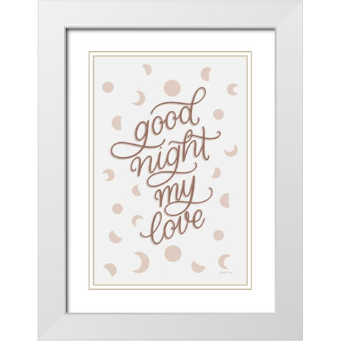 Boho Nursery VI White Modern Wood Framed Art Print with Double Matting by Thorns, Becky