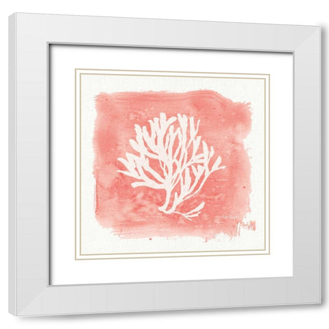Water Coral Cove III White Modern Wood Framed Art Print with Double Matting by Audit, Lisa