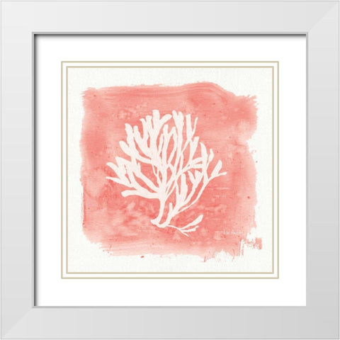 Water Coral Cove III White Modern Wood Framed Art Print with Double Matting by Audit, Lisa