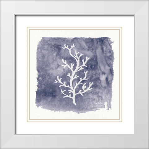 Water Coral Cove IV White Modern Wood Framed Art Print with Double Matting by Audit, Lisa