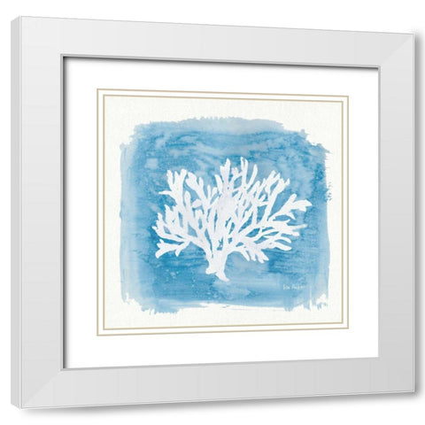 Water Coral Cove VI White Modern Wood Framed Art Print with Double Matting by Audit, Lisa