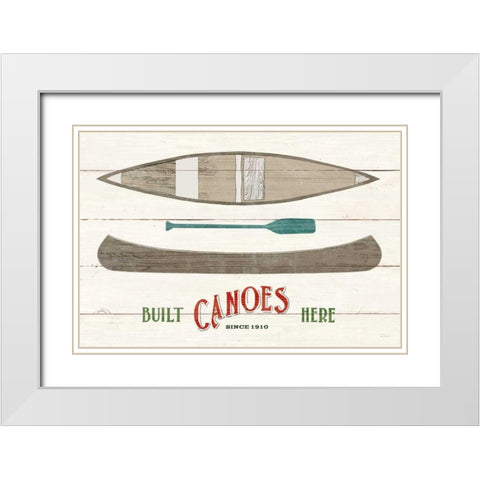 Cabin Life VII Neutral White Modern Wood Framed Art Print with Double Matting by Schlabach, Sue