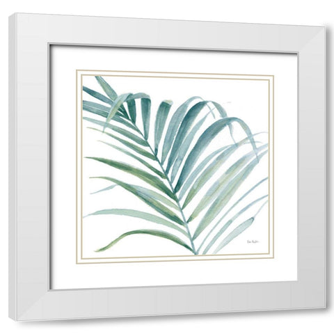 Tropical Blush V BG White Modern Wood Framed Art Print with Double Matting by Audit, Lisa