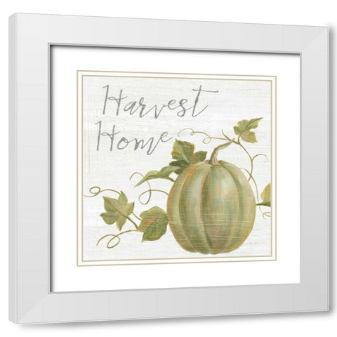 Fall Splendor III White Modern Wood Framed Art Print with Double Matting by Vassileva, Silvia