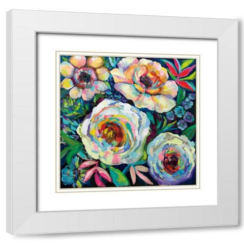 Reaching for the Sun White Modern Wood Framed Art Print with Double Matting by Vertentes, Jeanette