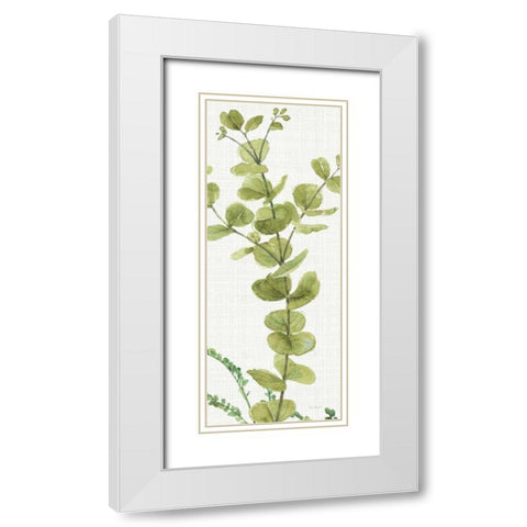 Mixed Greens LX v2 White Modern Wood Framed Art Print with Double Matting by Audit, Lisa