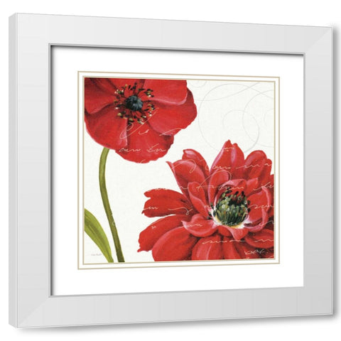 Rouge Paris II White Modern Wood Framed Art Print with Double Matting by Audit, Lisa